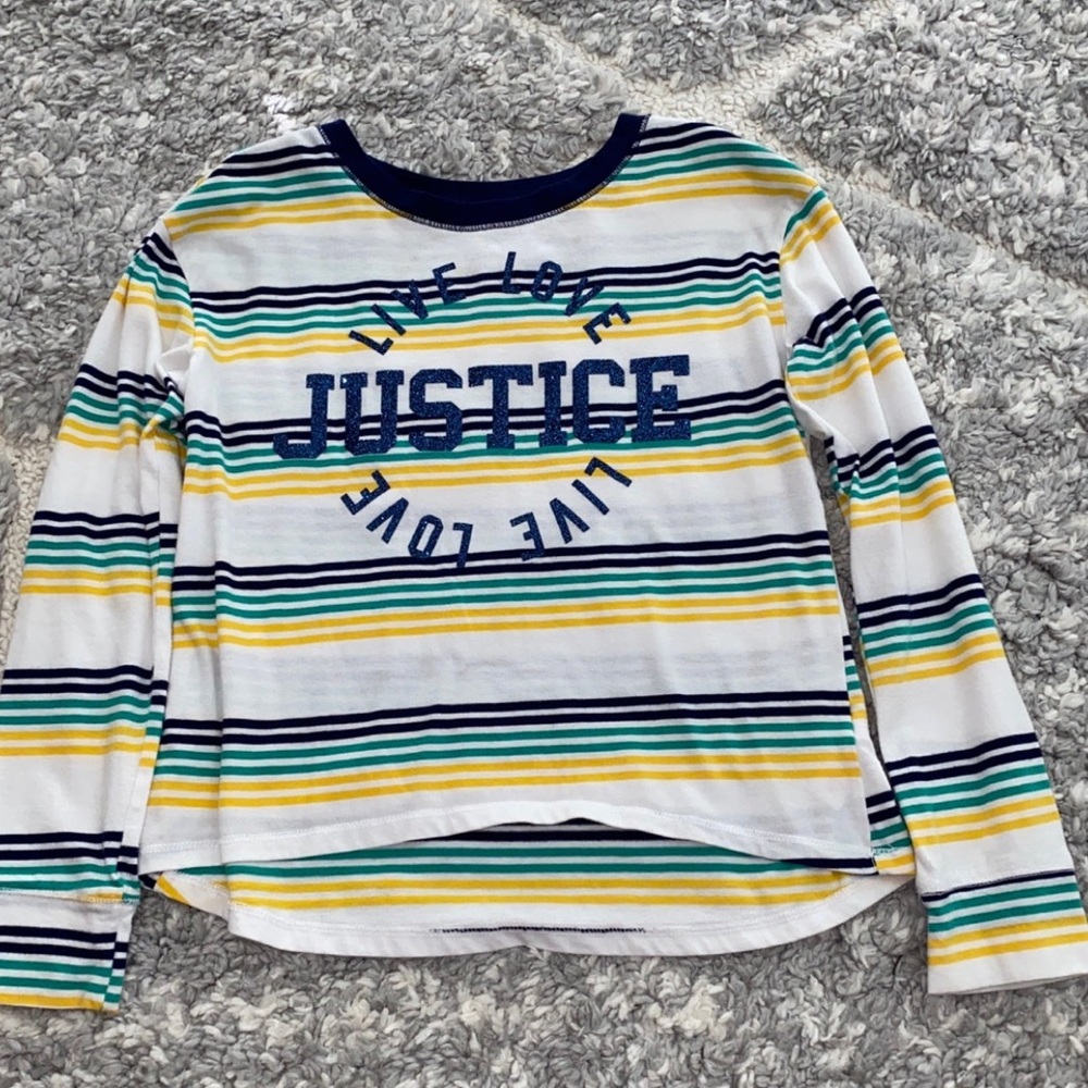 Justice Long-sleeved Shirt - Girls Size 10